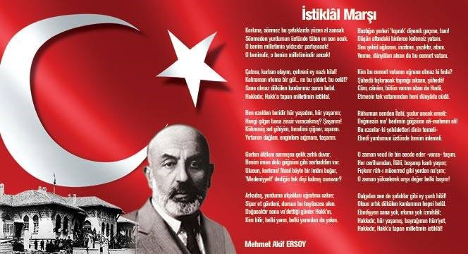İstiklal Marşının Kabulü ve Mehmet Akif Ersoy’u Anma Günü (12 Mart)